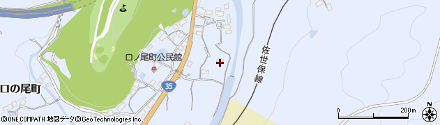 長崎県佐世保市口の尾町151周辺の地図