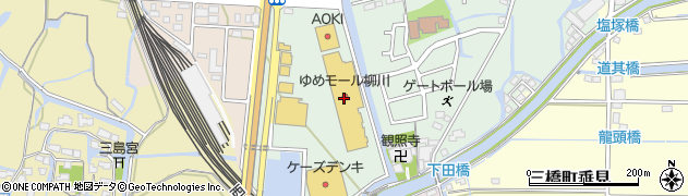 ゆめマート柳川周辺の地図