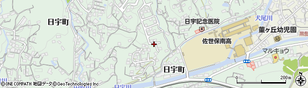 日宇東公園周辺の地図