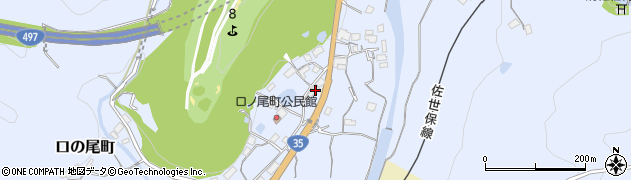 長崎県佐世保市口の尾町131周辺の地図