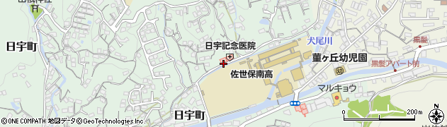 日宇記念医院周辺の地図
