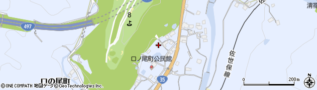 長崎県佐世保市口の尾町228周辺の地図