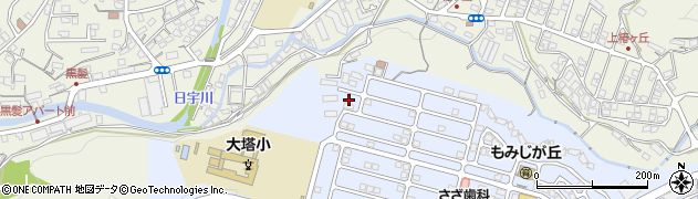 長崎県佐世保市もみじが丘町33周辺の地図