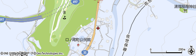 長崎県佐世保市口の尾町133周辺の地図