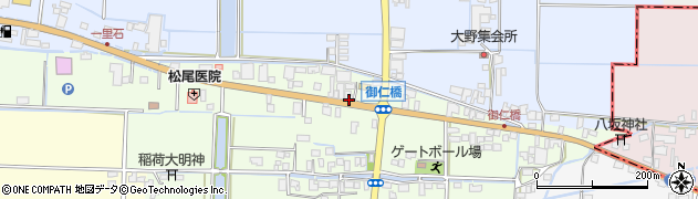 福岡県柳川市三橋町白鳥468周辺の地図
