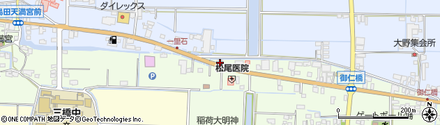 福岡県柳川市三橋町白鳥488周辺の地図