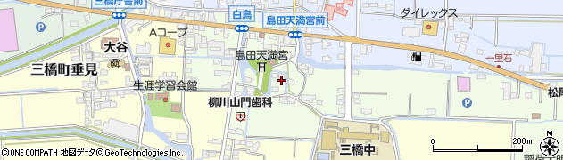 福岡県柳川市三橋町白鳥582周辺の地図