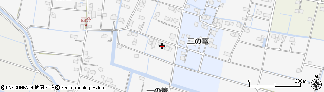 佐賀県白石町（杵島郡）一の篭周辺の地図