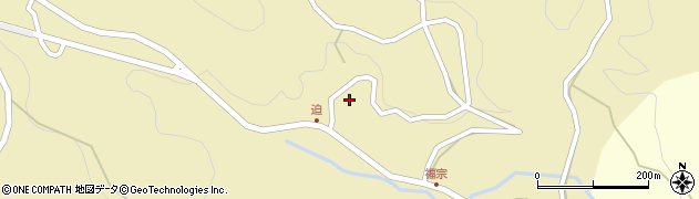 大分県大分市福宗1252周辺の地図