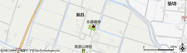 佐賀県白石町（杵島郡）新昌周辺の地図