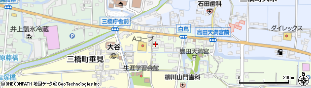 福岡県柳川市三橋町白鳥619周辺の地図