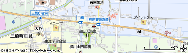 福岡県柳川市三橋町白鳥611周辺の地図