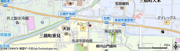 福岡県柳川市三橋町白鳥622周辺の地図
