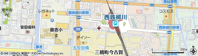 全教研柳川教室周辺の地図