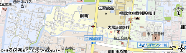 クールカレアン　柳川店周辺の地図