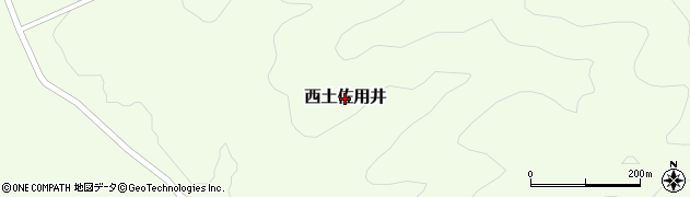 高知県四万十市西土佐用井周辺の地図