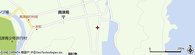 窪川警察署興津駐在所周辺の地図