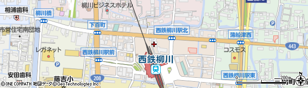 明治安田生命保険相互会社　久留米支社柳川営業所周辺の地図