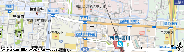 自衛隊福岡地方協力本部柳川地域事務所周辺の地図