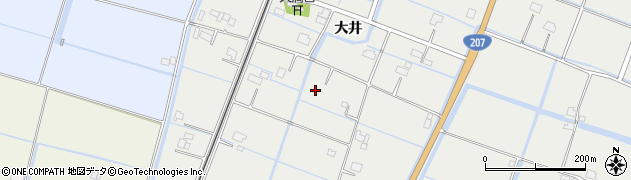 佐賀県白石町（杵島郡）大井周辺の地図