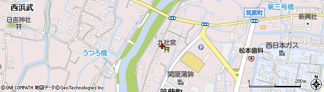 筑紫公民館周辺の地図