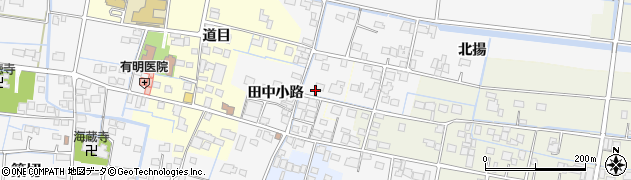 佐賀県白石町（杵島郡）田中小路周辺の地図