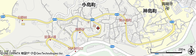 長崎県佐世保市小島町周辺の地図