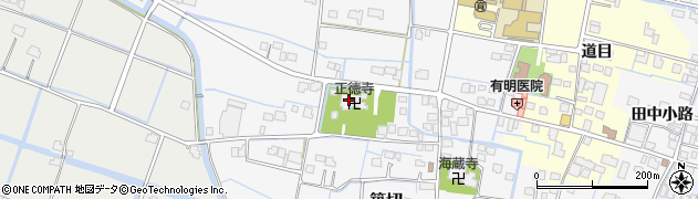 正徳寺周辺の地図