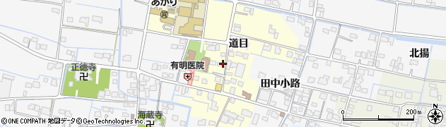 佐賀県白石町（杵島郡）道目周辺の地図