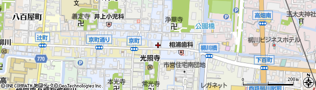 西日本シティ銀行柳川支店 ＡＴＭ周辺の地図