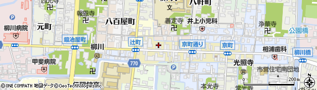 野口屋メガネ店京町本店周辺の地図