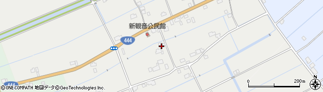 佐賀県白石町（杵島郡）新観音周辺の地図