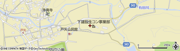 佐賀県西松浦郡有田町戸矢307周辺の地図