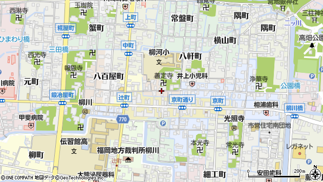 〒832-0025 福岡県柳川市恵美須町の地図