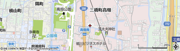 柳川スイミングクラブ周辺の地図