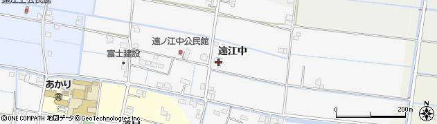 佐賀県白石町（杵島郡）遠江中周辺の地図