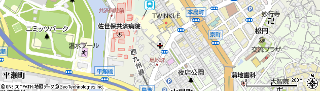 長崎和牛指定店 牛味処 AIZAN‐TEI 愛山亭周辺の地図