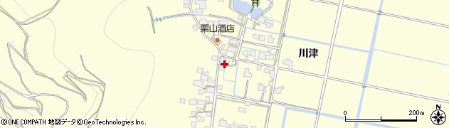 佐賀県杵島郡白石町川津周辺の地図