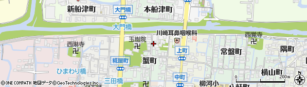 福岡県柳川市材木町4周辺の地図