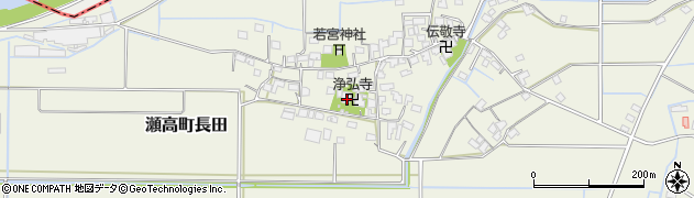 浄弘寺周辺の地図