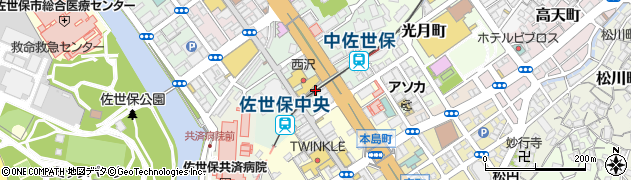 喜楽食堂本店周辺の地図