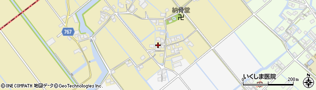 福岡県柳川市間1578周辺の地図