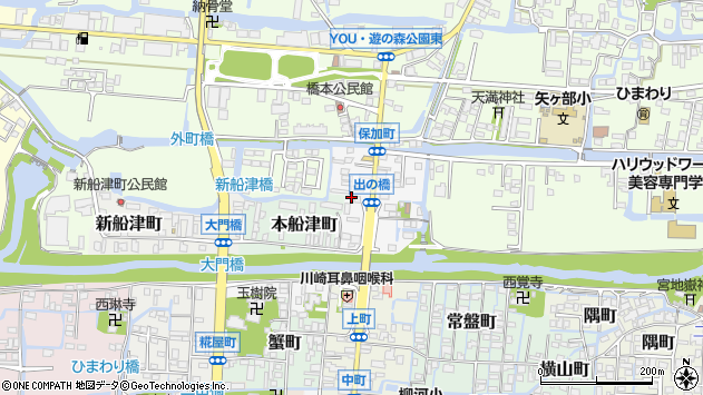 〒832-0011 福岡県柳川市保加町の地図