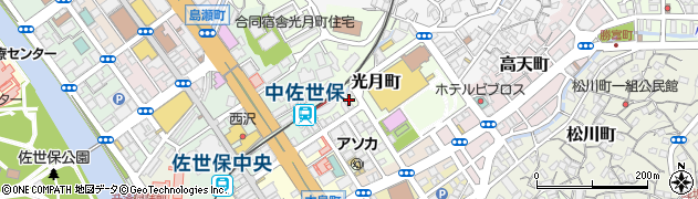 佐世保ヤクルト株式会社　光月サービスセンター周辺の地図