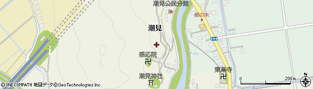 佐賀県武雄市潮見周辺の地図
