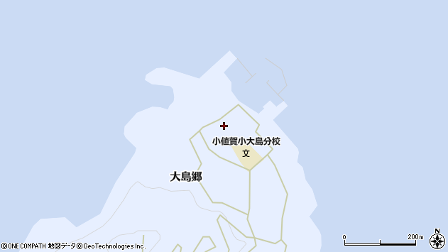 〒857-4708 長崎県北松浦郡小値賀町大島郷の地図