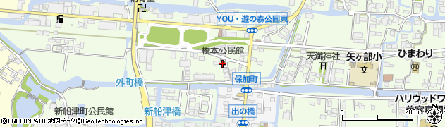 橋本公民館周辺の地図