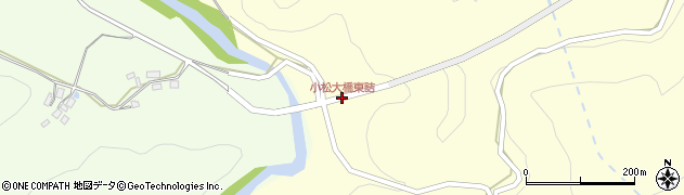 小松大橋東詰周辺の地図
