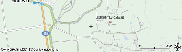 佐賀県武雄市橘町大字大日周辺の地図