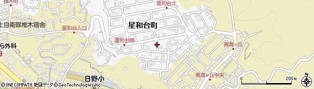 長崎県佐世保市星和台町周辺の地図